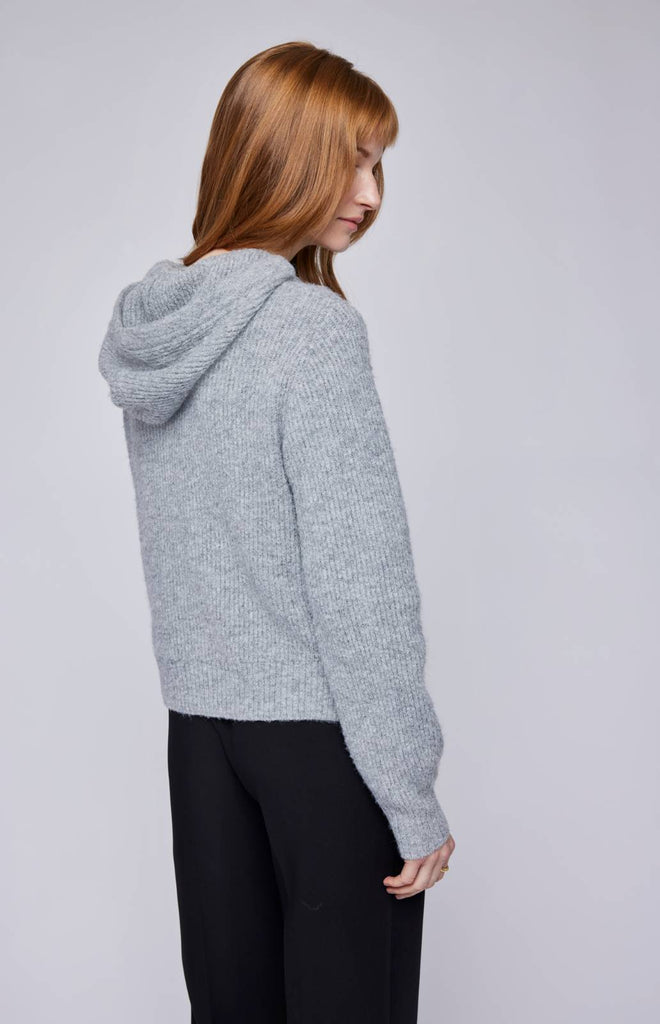 heather gray sweater hoodie